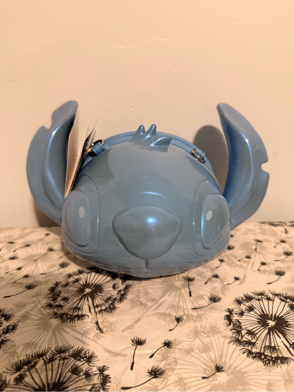 Loungefly Shiny Steel Blue Stitch Character Crossbody